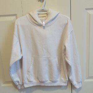 Fabletics Women's Heathered Beige/Cream Hoodie